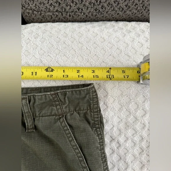 Carhartt WIP Regular Cargo Pants Cotton Ripstop Cypress Rinsed Green Size 29x32 - Picture 15 of 15